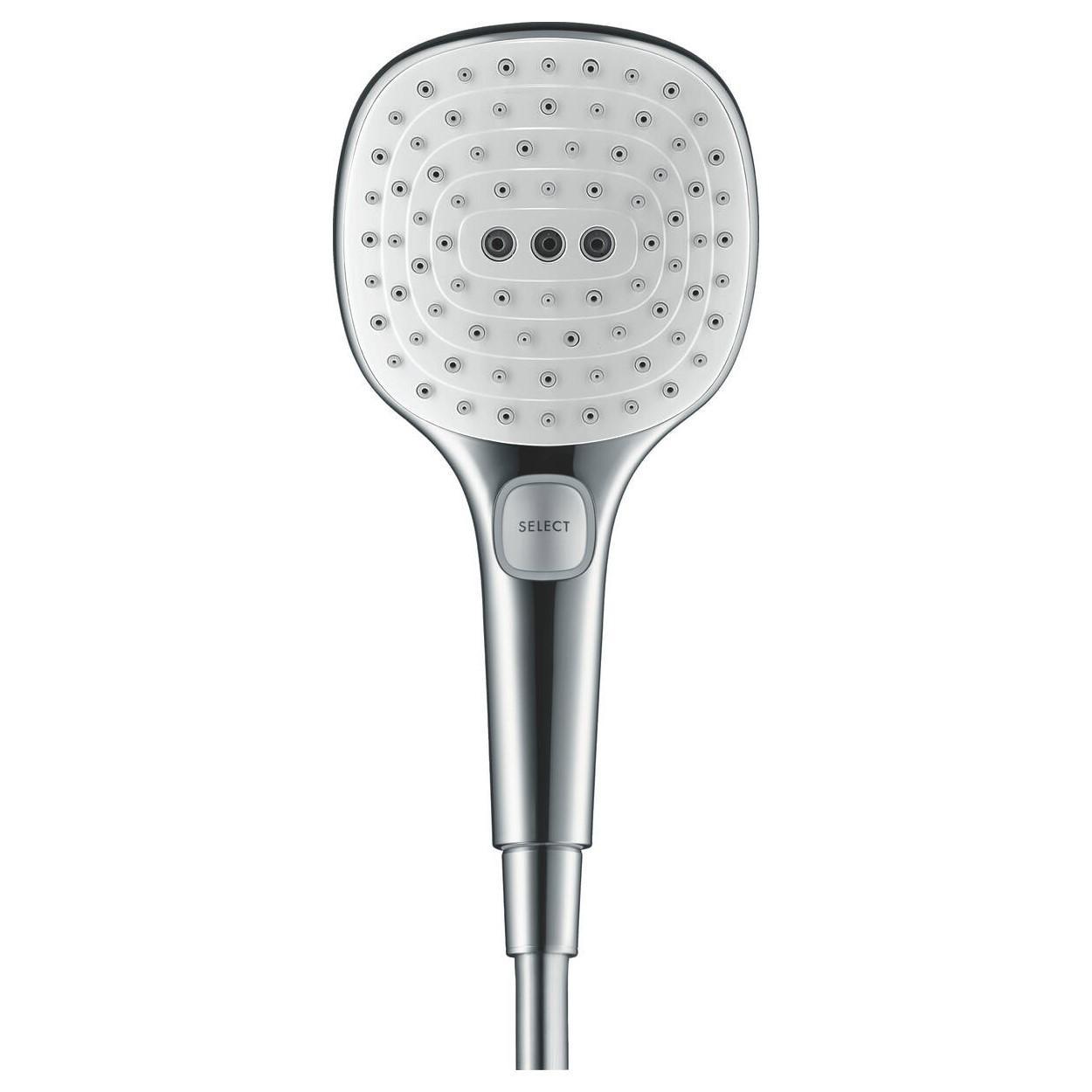 Hansgrohe Raindance Select E 120 tuš set: usponska šipka, ručni tuš, držač sapuna i Isiflex 1600 crevo za ručni tuš 26620400
