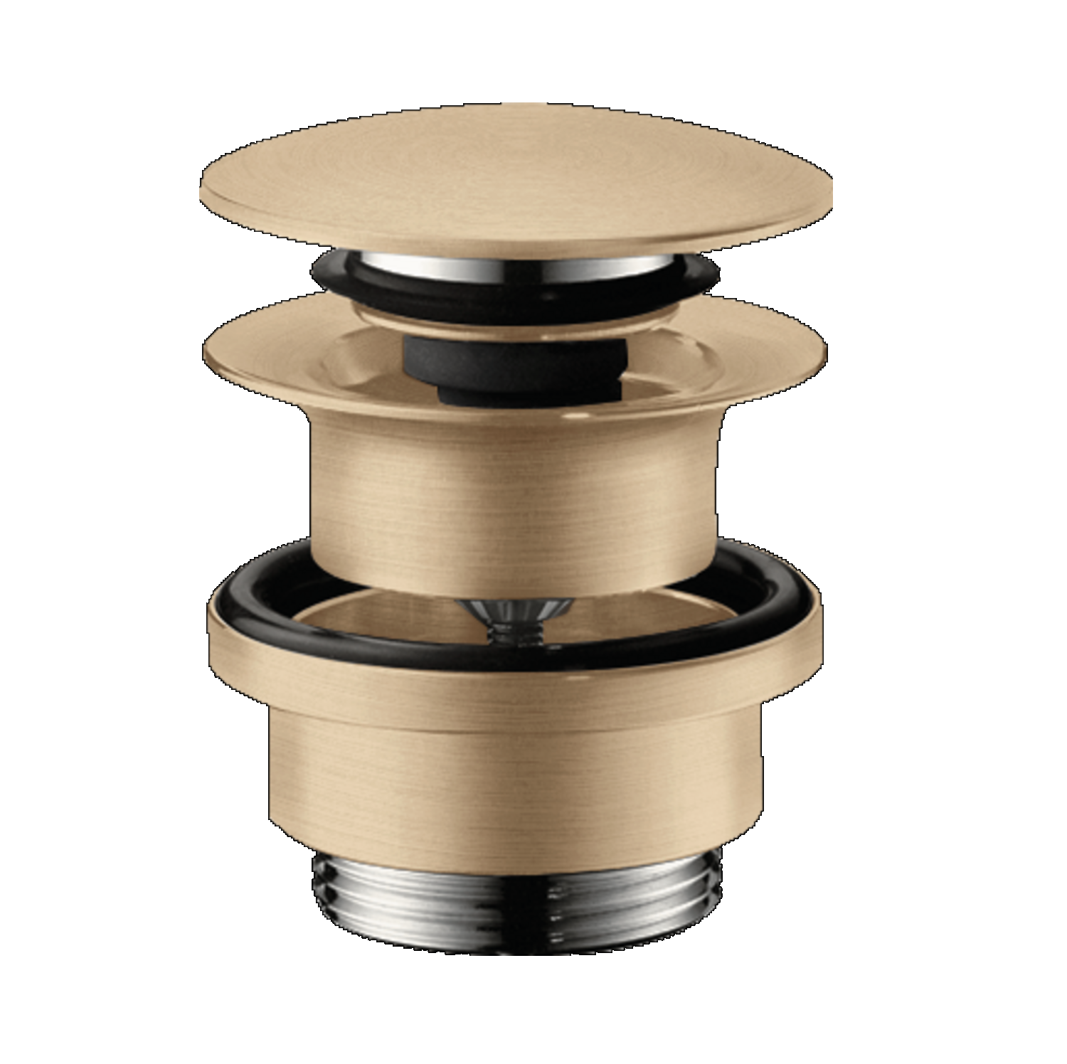 Hansgrohe Metropol 100 Brushed Bronze Air Power EcoSmart baterija (slavina) za umivaonik sa odlivnim ventilom sifona push-open metalnim 32500140