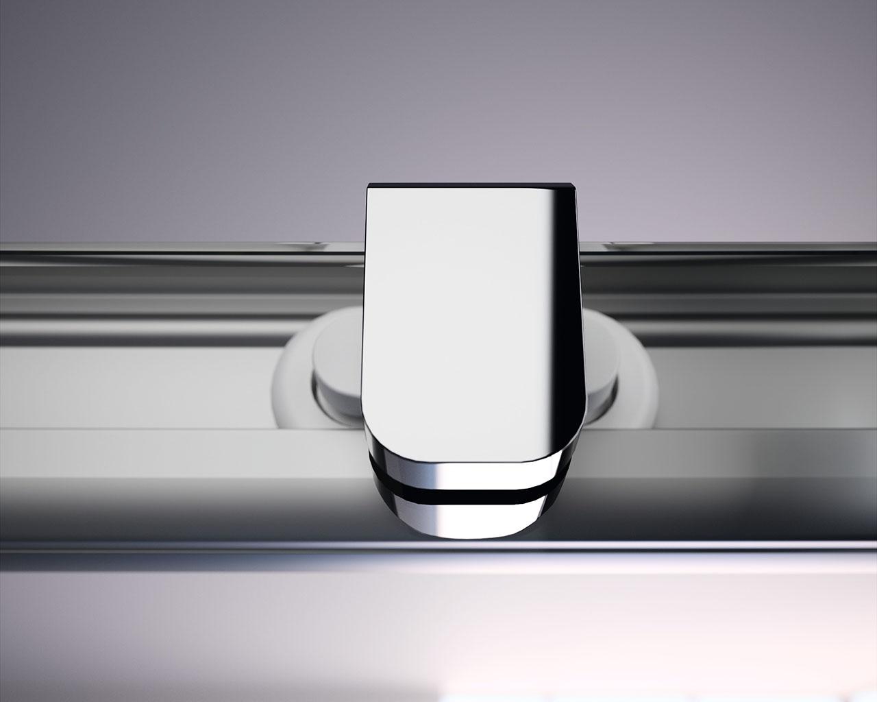 Hüppe Classics2 1300 Silver tuš vrata dvodelna visine 2000mm sa kaljenim providnim Anti-Plaque staklom debljine 6/4mm C20410.069.321