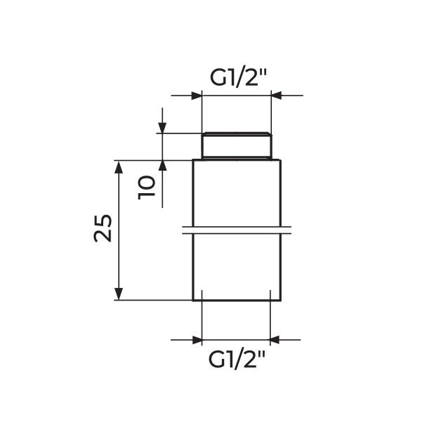 Rosan Chrome produžetak 1/2