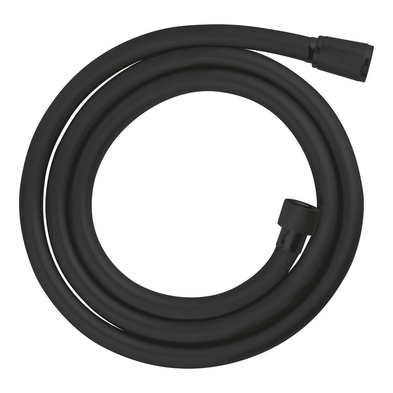 Grohe Tempesta 110 Matt Black Set ručni tuš sa 2 mlaza okrugli, zidni priključak za crevo sa integrisanim držačem za tuš i 1500 crevo za tuš 264062433