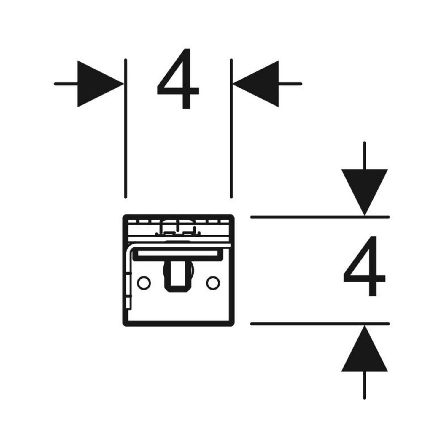 Geberit DuofixBasic set zidnih sidara za pojedinačnu montažu instalacionih elemenata 111.839.00.1