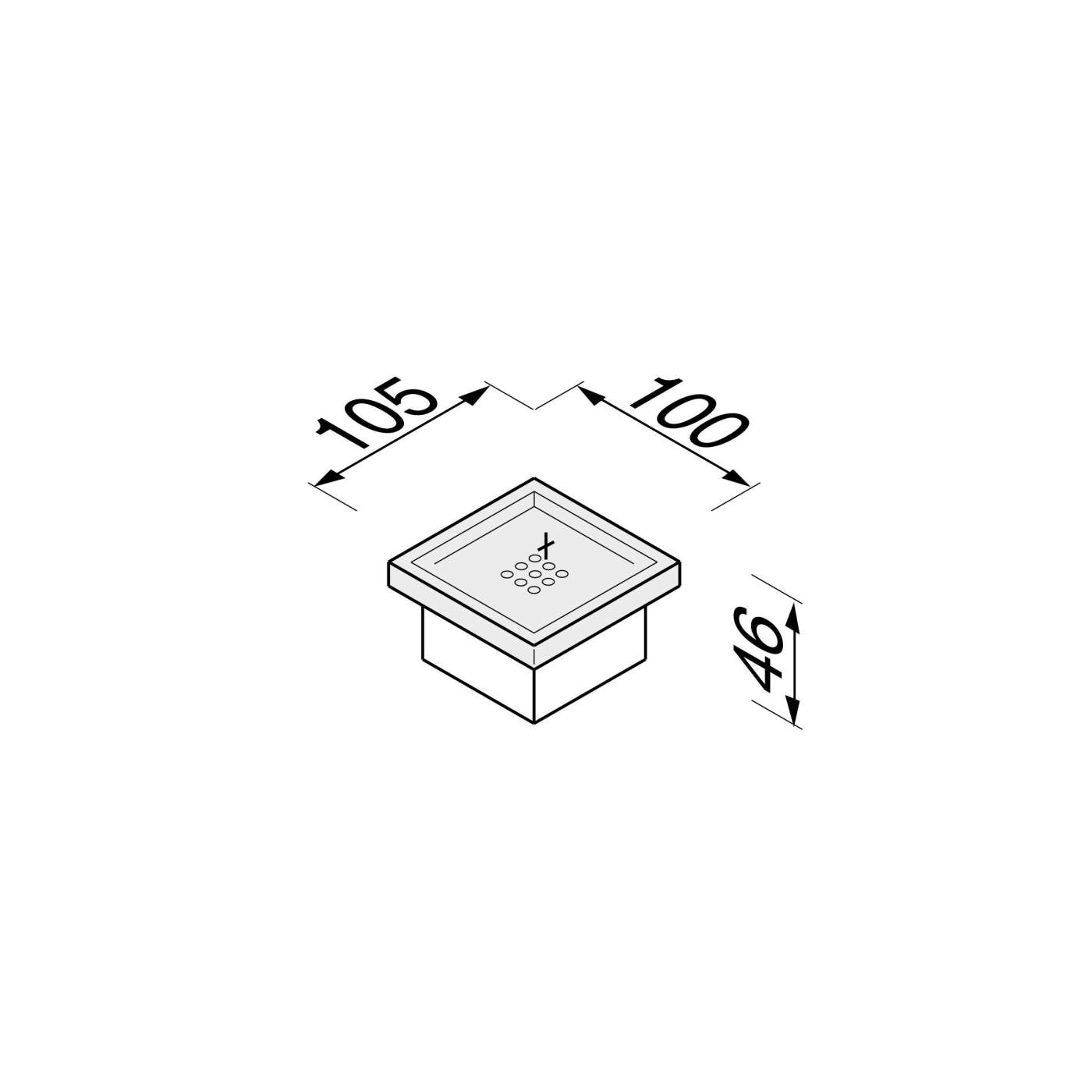 Geesa Modern Art Chrome držač sapuna 913503-02