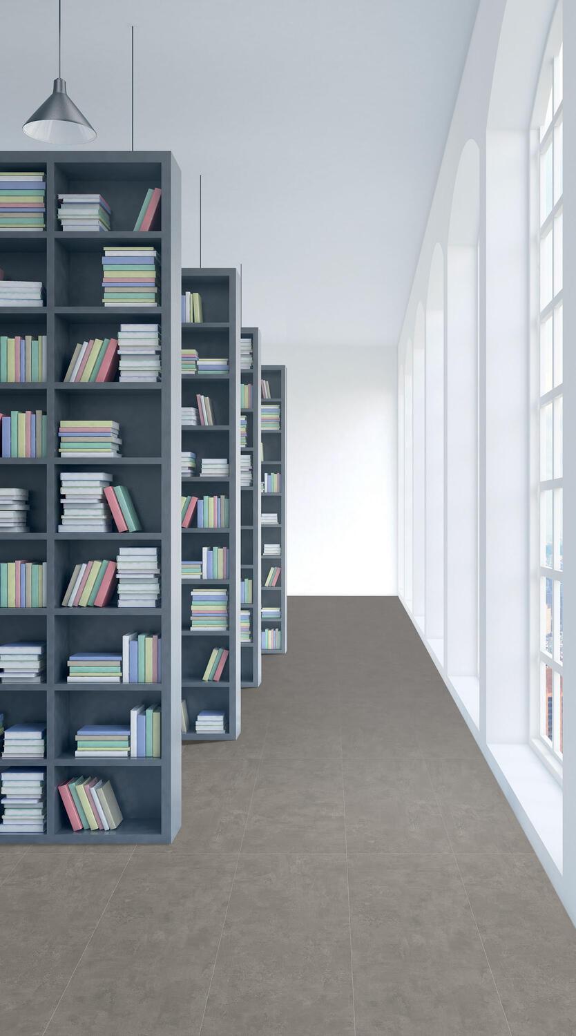 Tarkett ModularT 7 Tile Glue-Down Stucco Warm Grey 257022072 50x100 2,5mm LVT obloga koja se lepi sa duboko oborenim ivicama 4.000 280.000