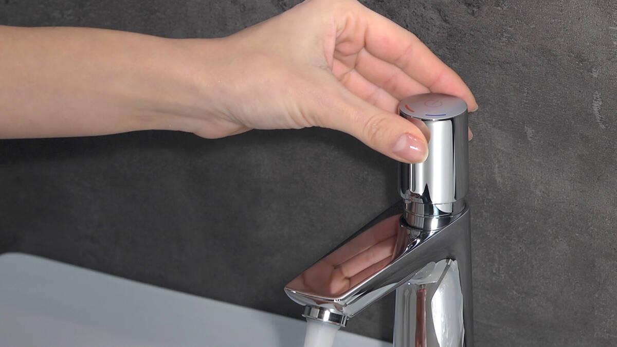 Hansgrohe Talis Select E 110 Chrome baterija (slavina) za umivaonik sa odlivnim ventilom sifona pop-up 71750000