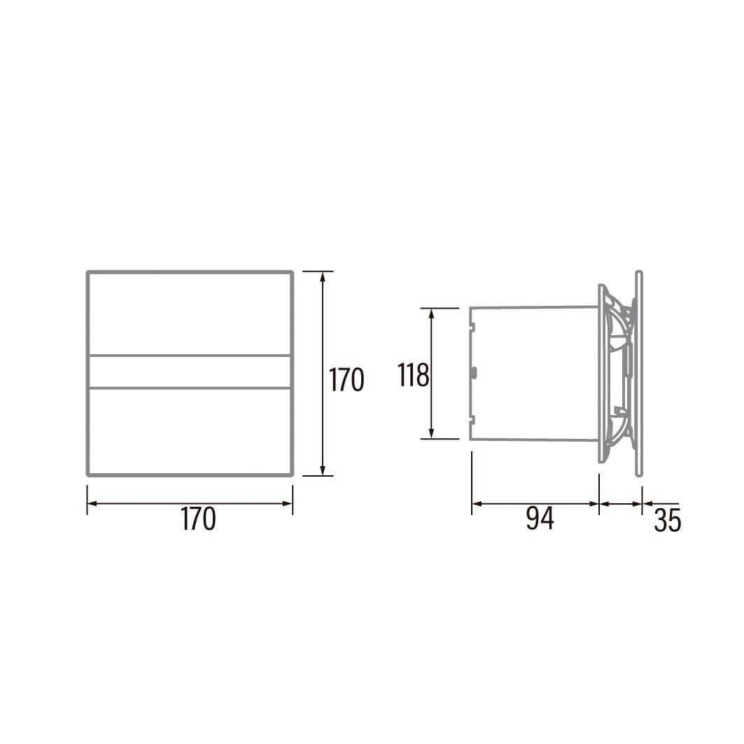 Cata E-120 G White ventilator