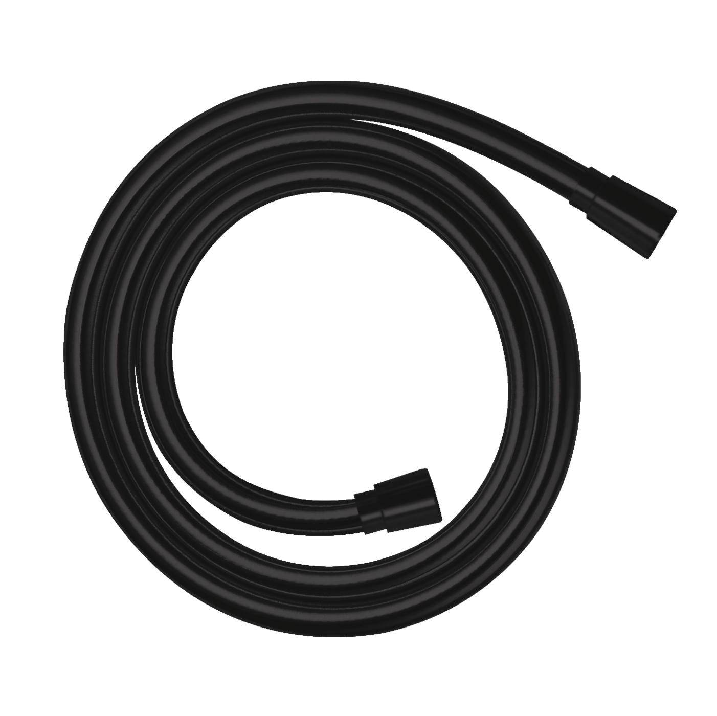 Hansgrohe Pulsify Select S 105 Matt Black tuš set: ručni tuš sa 3 mlaza, Isiflex 1600 crevo za tuš i usponska šipka sa kliznim držačem 24160670