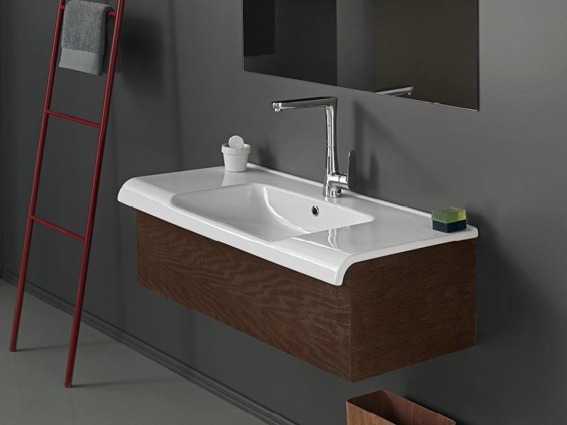 Turkuaz CeraStyle Anova White umivaonik (lavabo) 80x49,5x2 konzolni sa rupom za bateriju i prelivom 90700U