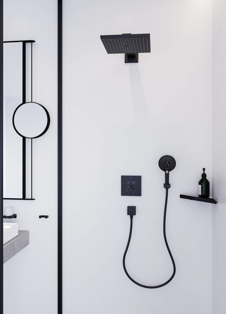 Hansgrohe Raindance Select S 120 Matt Black ručni tuš sa 3 vrste mlaza 26530670