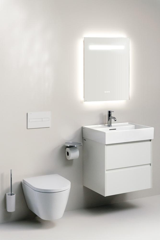 Laufen Kartell White umivaonik (lavabo) 100x46x12 konzolni i nadgradni sa rupom za bateriju i prelivom 8.1633.7.000.104.1