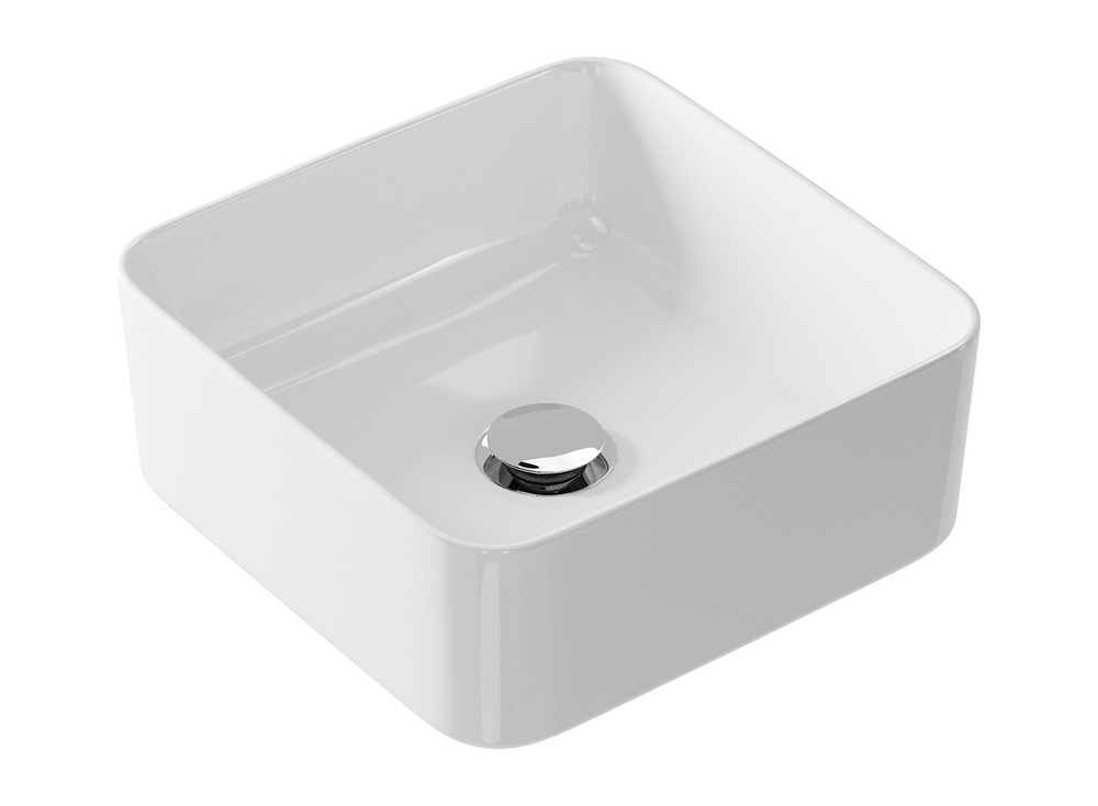 Cersanit Crea 35 White umivaonik (lavabo) 35x35x13,5 nadgradni četvrtasti K114-007