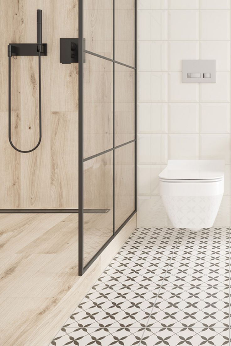 Cersanit Patchwork Clover Black Pattern OP867-002-1 29,8x29,8 8mm Satin pločica podno-zidna 1.330 58.520