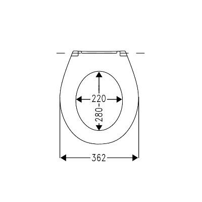 Haro Perca SoftClose WC daska sporospuštajuća 534043