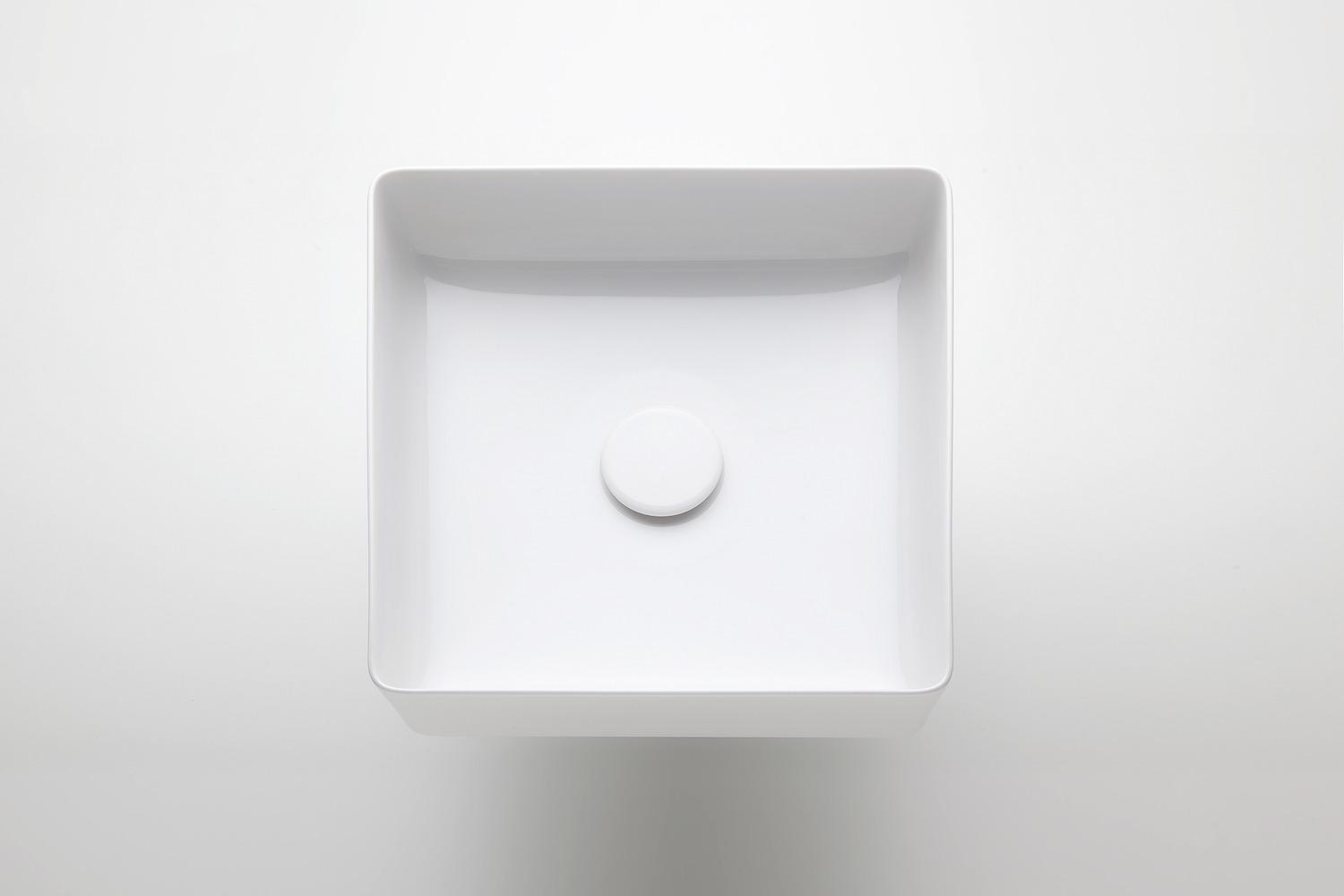 Laufen Living White umivaonik (lavabo) 36x36x13 nadgradni četvrtasti 8.1143.3.000.112.1