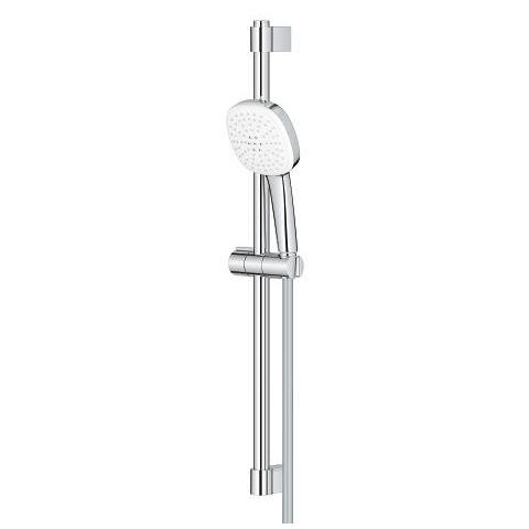 Grohe Tempesta Cube 110 Chrome ručni tuš sa 2 vrste mlaza, usponskom šipkom, kliznim držačem i Relexaflex 1750mm crevom 27578003