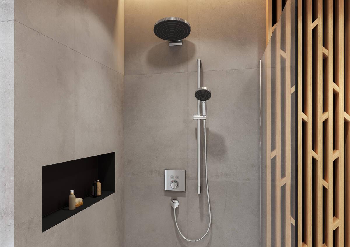 Hansgrohe ShowerSelect Chrome mešač termostatski sa prebacivačem sa 2 funkcije 15763000