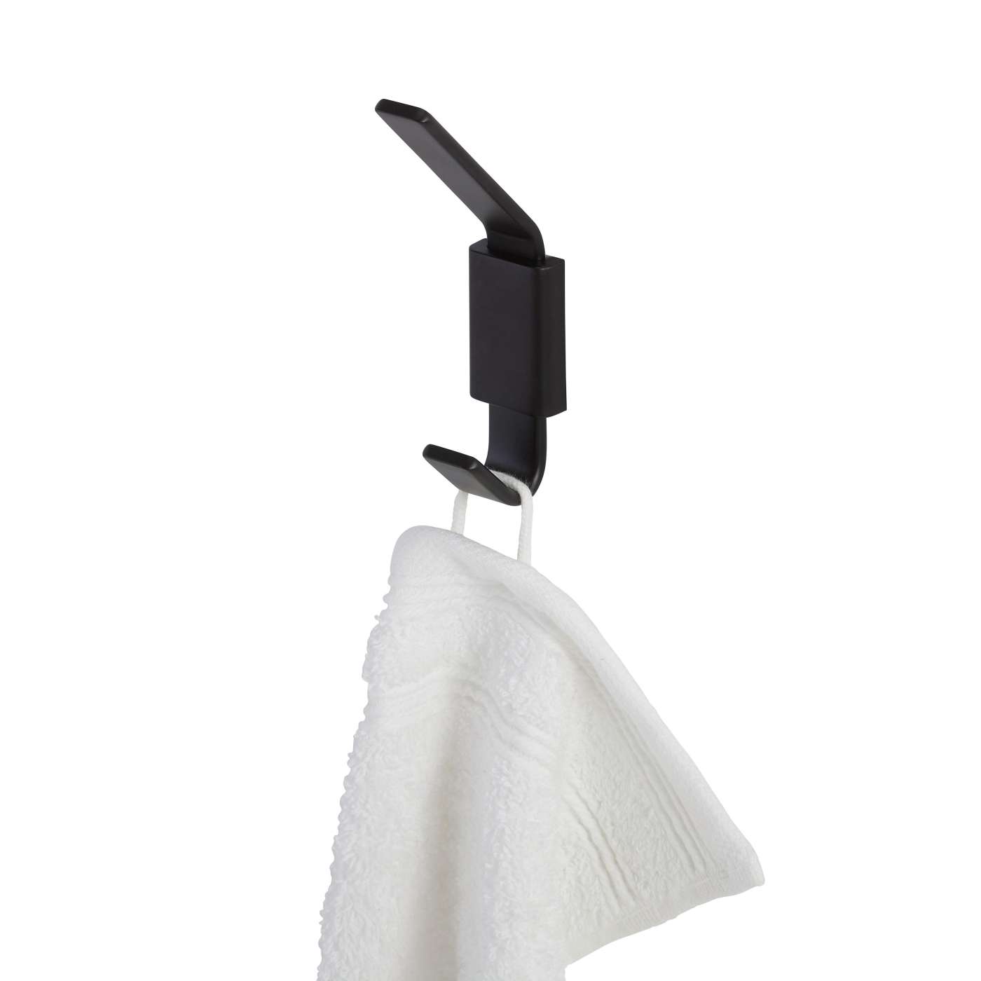 Geesa Frame Black kukica (vešalica) za peškir dupla 918415-06