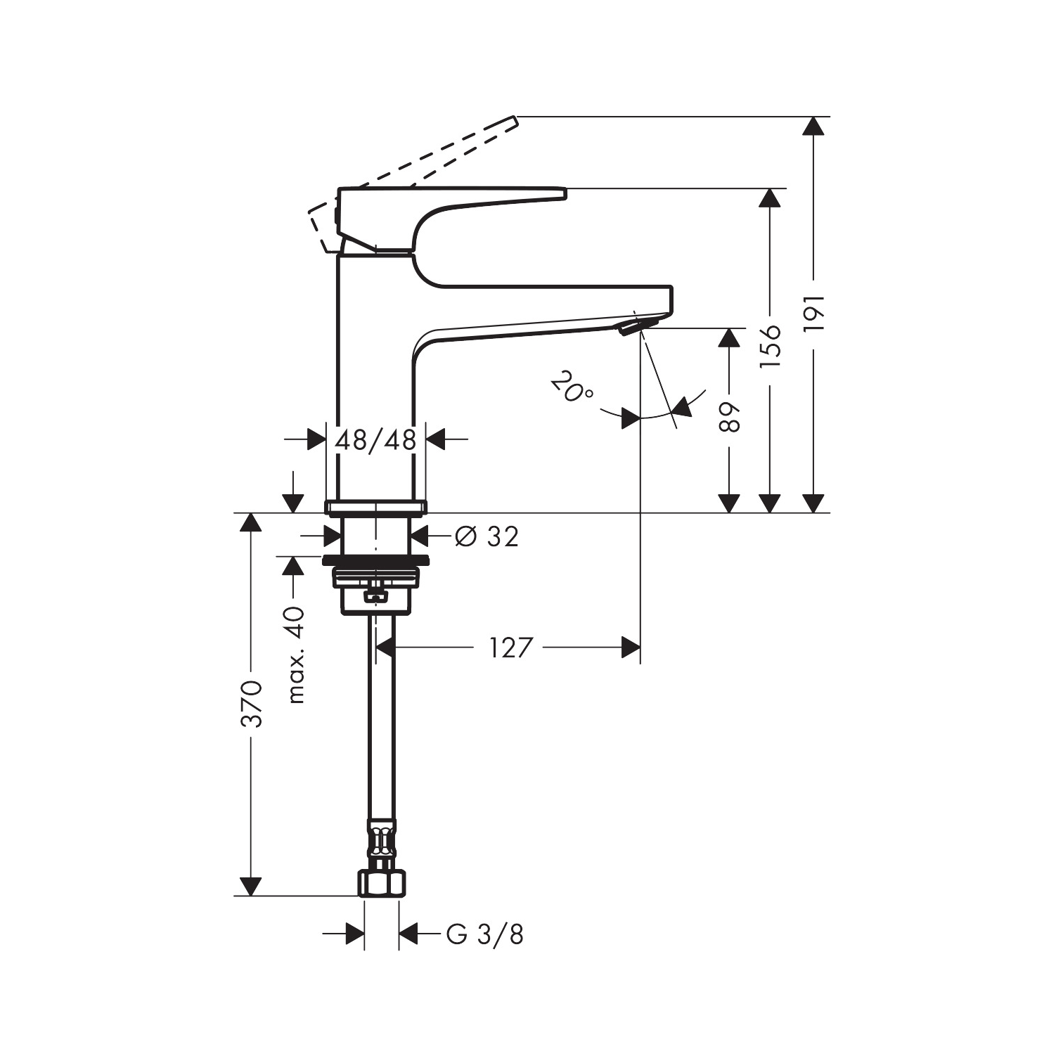 Hansgrohe Metropol 100 Chrome Air Power EcoSmart baterija (slavina) za umivaonik 32501000