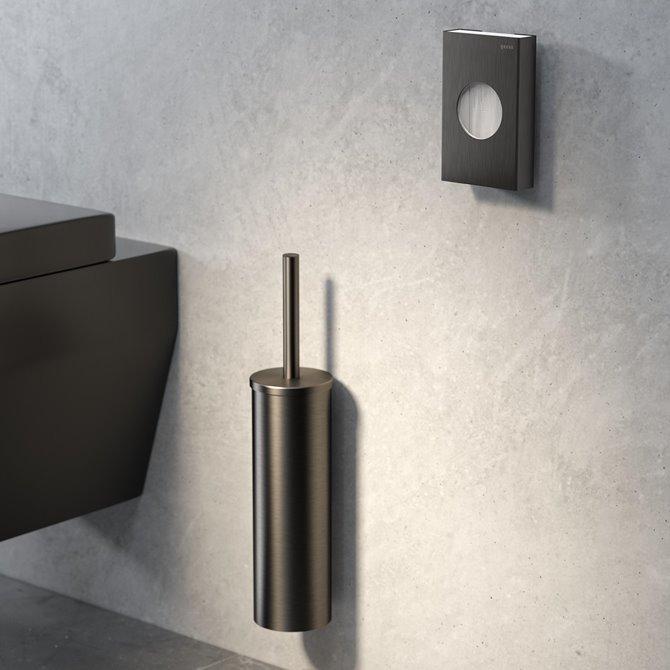 Geesa Nemox Brushed Black WC četka sa držačem 916511-09