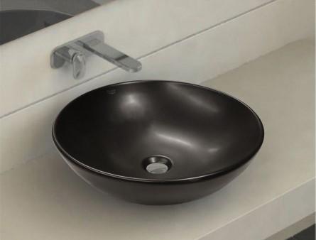 Turkuaz CeraStyle Zero Black Matt umivaonik (lavabo) 46x46 nadgradni 71607