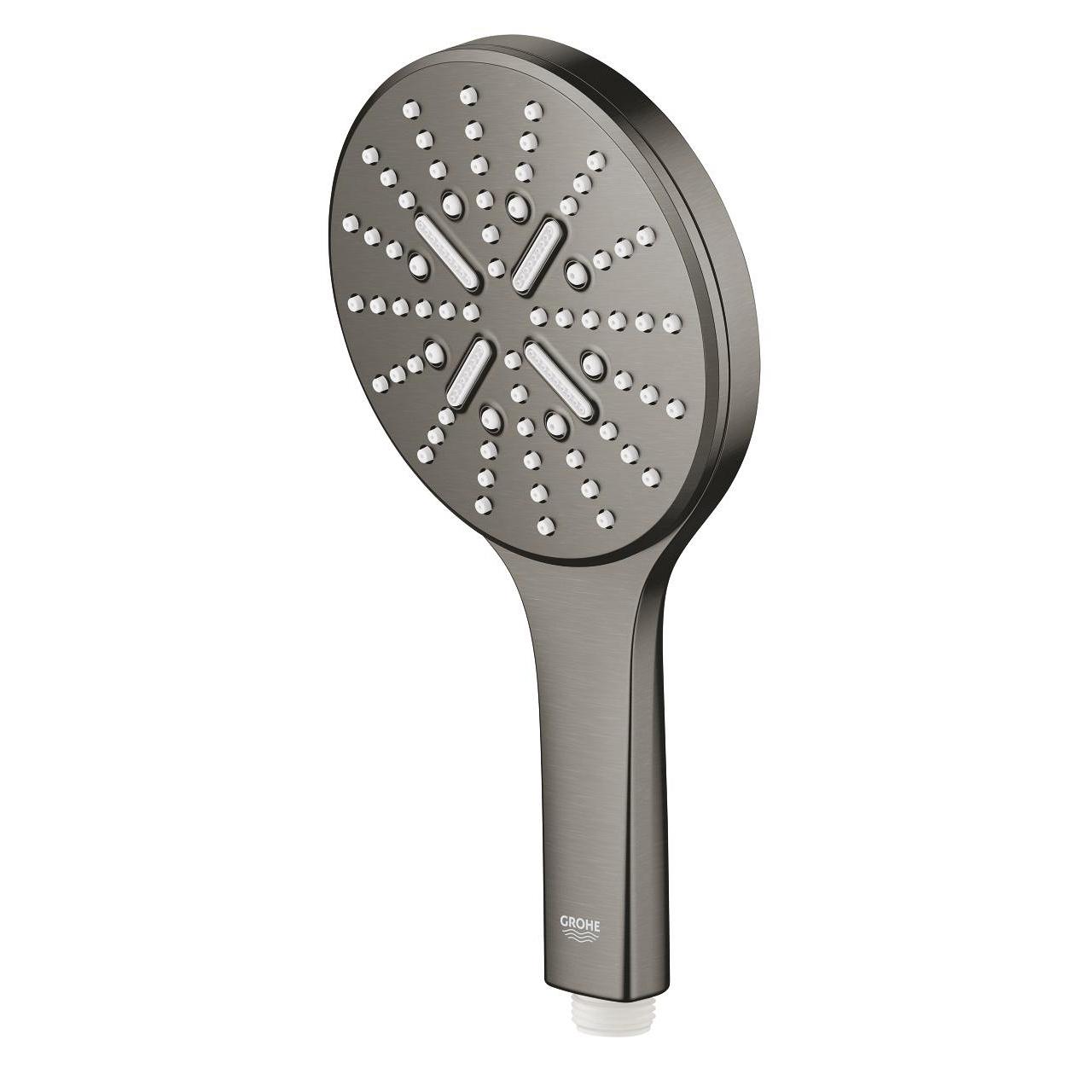 Grohe SmartActive 130 Brushed Hard Graphite ručni tuš sa 3 mlaza okrugli 26574AL0