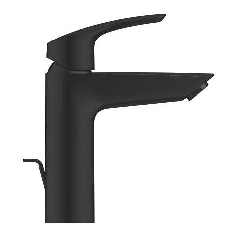 Grohe Eurosmart Black Matt baterija (slavina) za umivaonik i odlivnim ventilom sifona pop-up 121mm  233222433