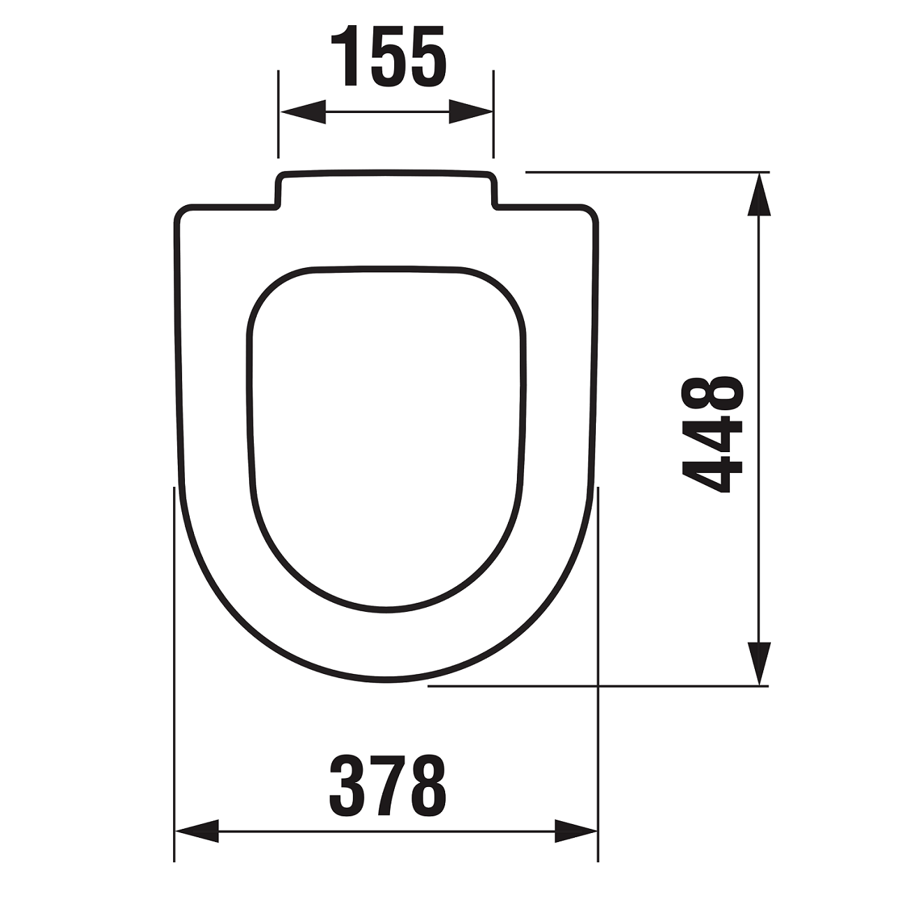 Jika Mio White WC daska sporospuštajuća 8.9271.2.300.000.1