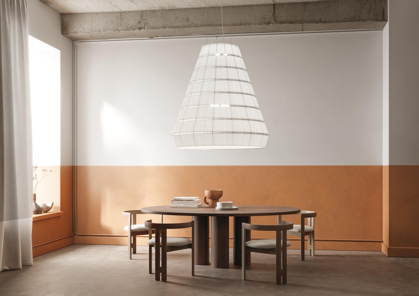 Axolight Layers White/White 1x16W 220-240V AC 116x116x460 1xLED E27 lampa visilica SPLAYAXXE27BCXX