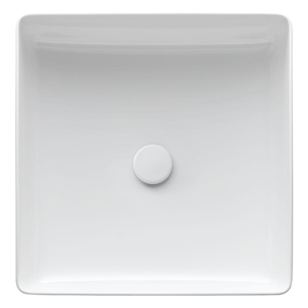 Laufen Living White umivaonik (lavabo) 36x36x13 nadgradni četvrtasti 8.1143.3.000.112.1