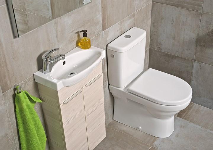 Jika Tigo White umivaonik (lavabo) 45x23,5x0,55 konzolni sa rupom za bateriju i sa prelivom 8.1521.2.000.105.1