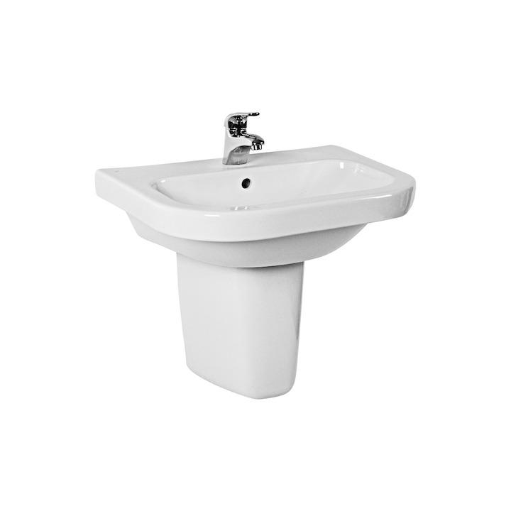 Jika Deep White umivaonik (lavabo) 55x42x0,6 konzolni sa rupom za bateriju i sa prelivom 8.1261.2.000.104.1