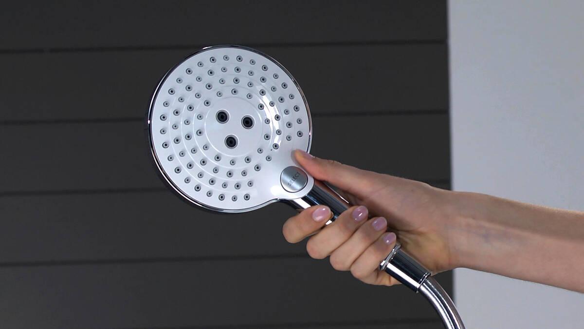 Hansgrohe Raindance Select S 120 White/Chrome ručni tuš sa 3 vrste mlaza 26530400