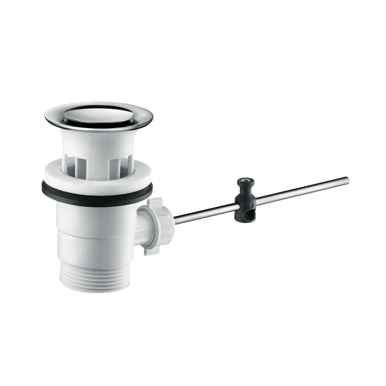 Hansgrohe Logis 100 Chrome baterija (slavina) za bide sa odlivnim ventilom sifona pop-up 71200000
