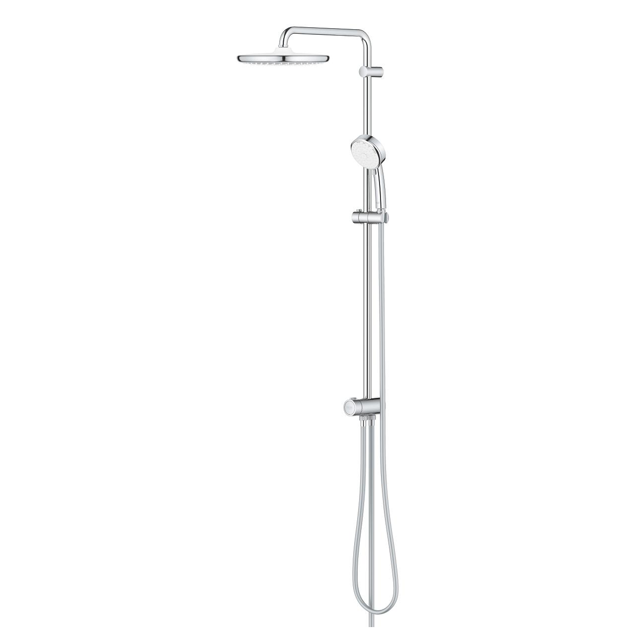 Grohe Tempesta Cosmopolitan System 250 Chrome tuš sistem usponski sa ručnim tuš setom i okruglim nadglavnim tušem 26675000 