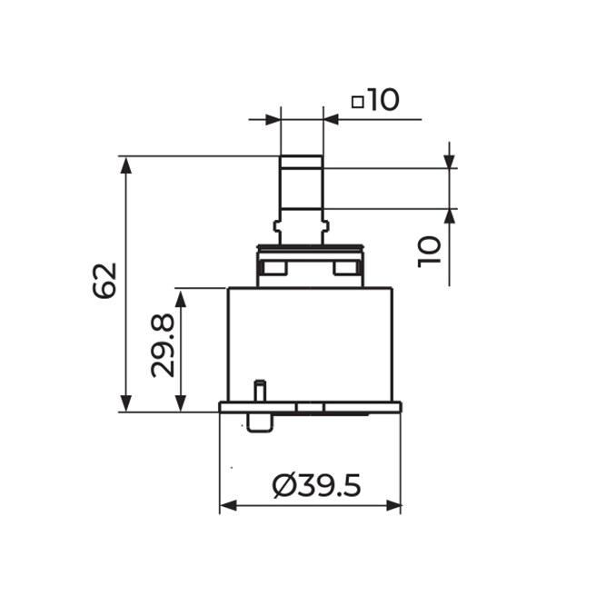 Rosan King keramički mešač -40A PKM40A