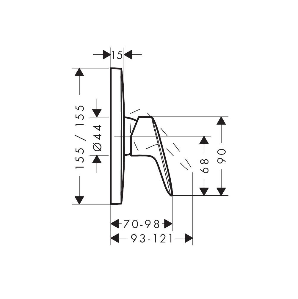 Hansgrohe Logis Matt Black mešač 71605670