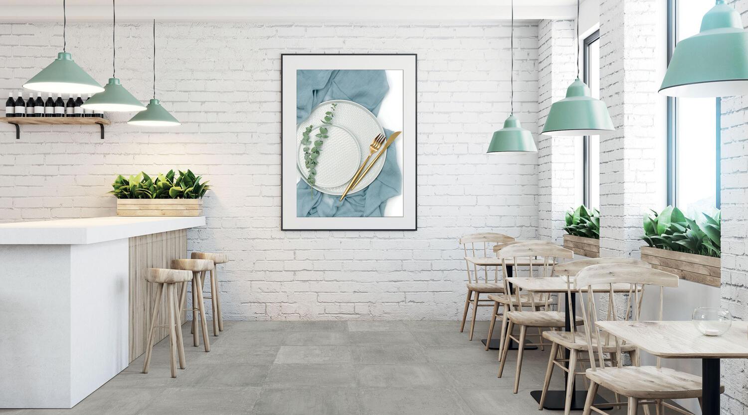 Tarkett ModularT 7 Tile Glue-Down Cubo Grey 257022065 48,5x48,5 2,5mm LVT obloga koja se lepi sa duboko oborenim ivicama 4.234 254.040