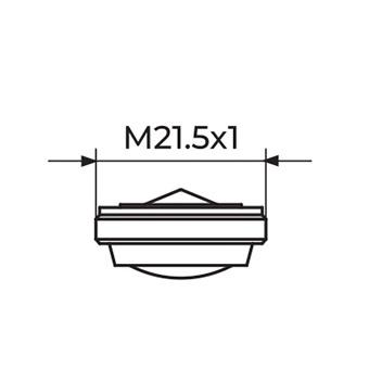 Rosan Neoperl M21,5 Chrome Coin Slot-JZ,JO perlator PPM21CS
