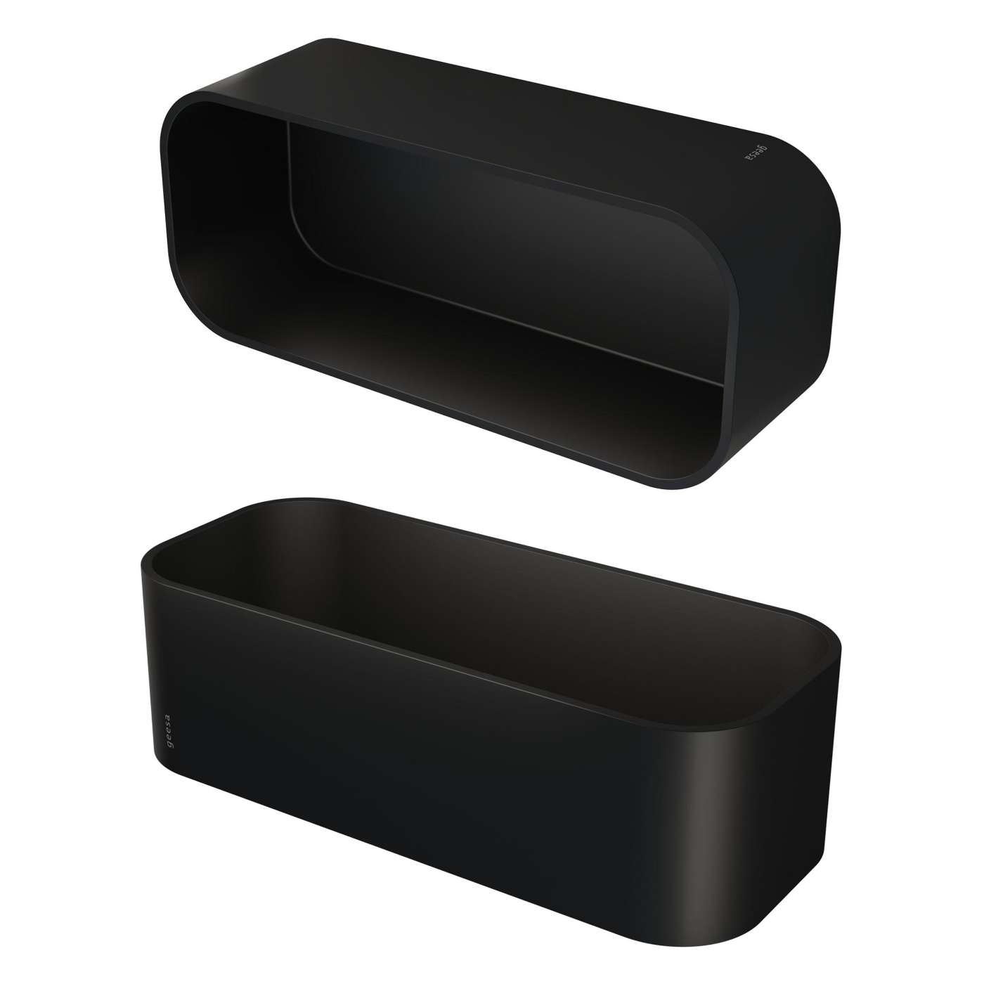 Geesa Frame Black korpa (polica) za tuš kabinu 918901-06