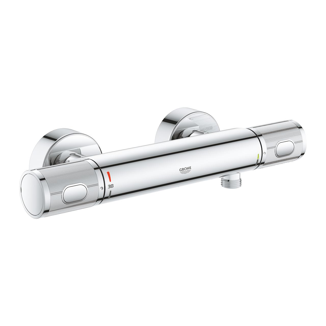 Grohe Grohtherm 1000 Chrome baterija za tuš termostatska sa Tempesta 100 ručnim tuš setom 34783000