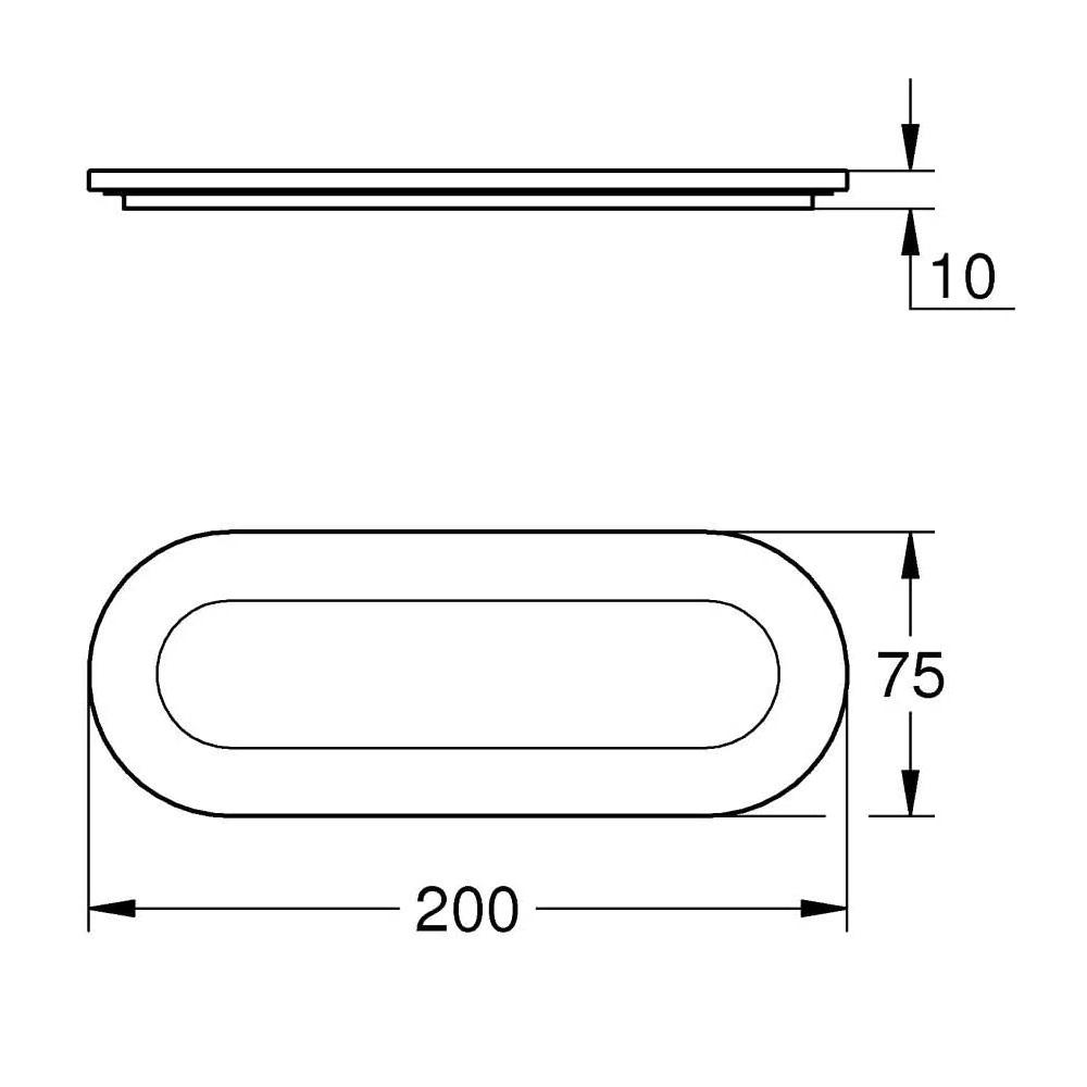 Grohe Selection Glass Clear tacna za sapun bez držača 41036000