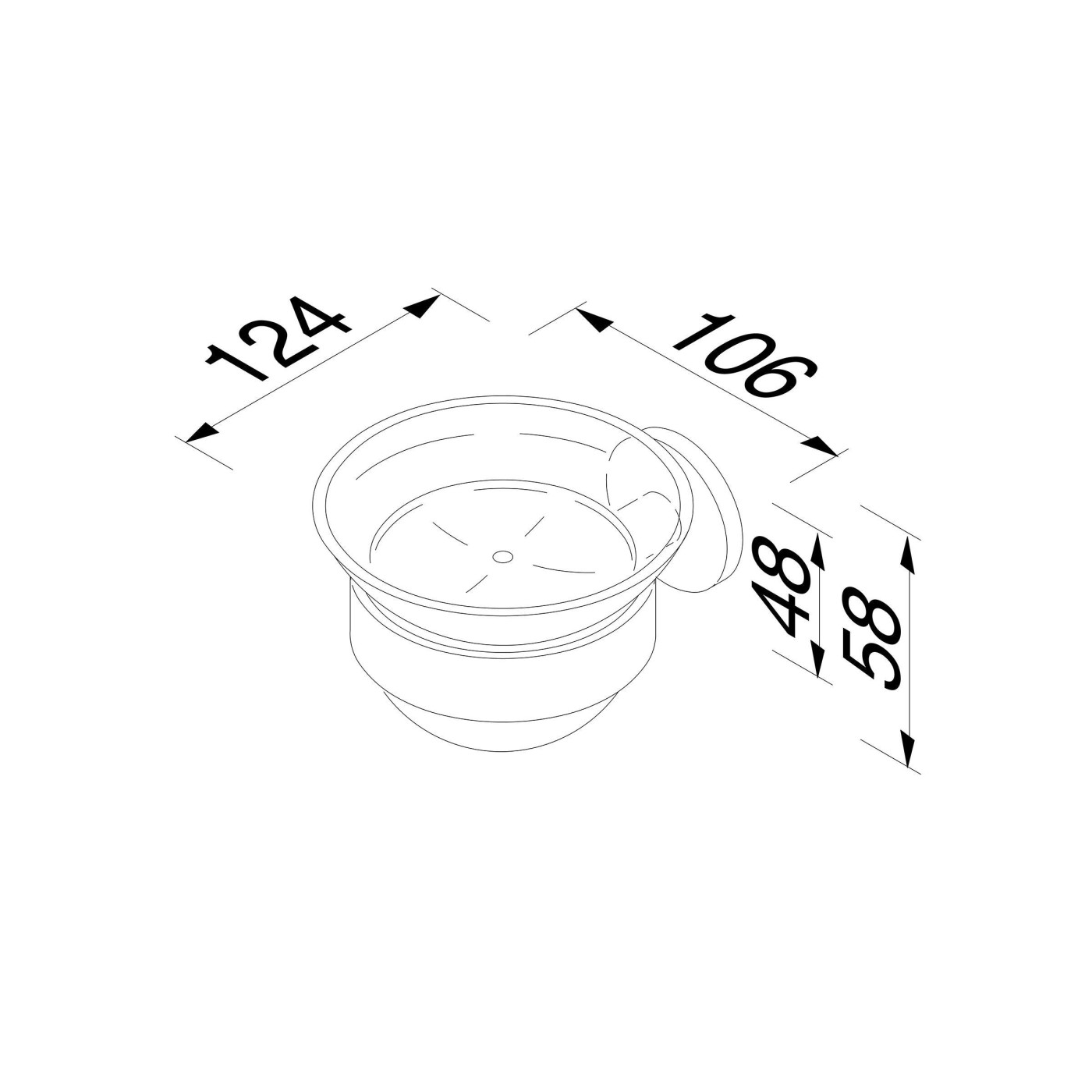 Geesa Nemox Chrome držač sapuna 916503-02