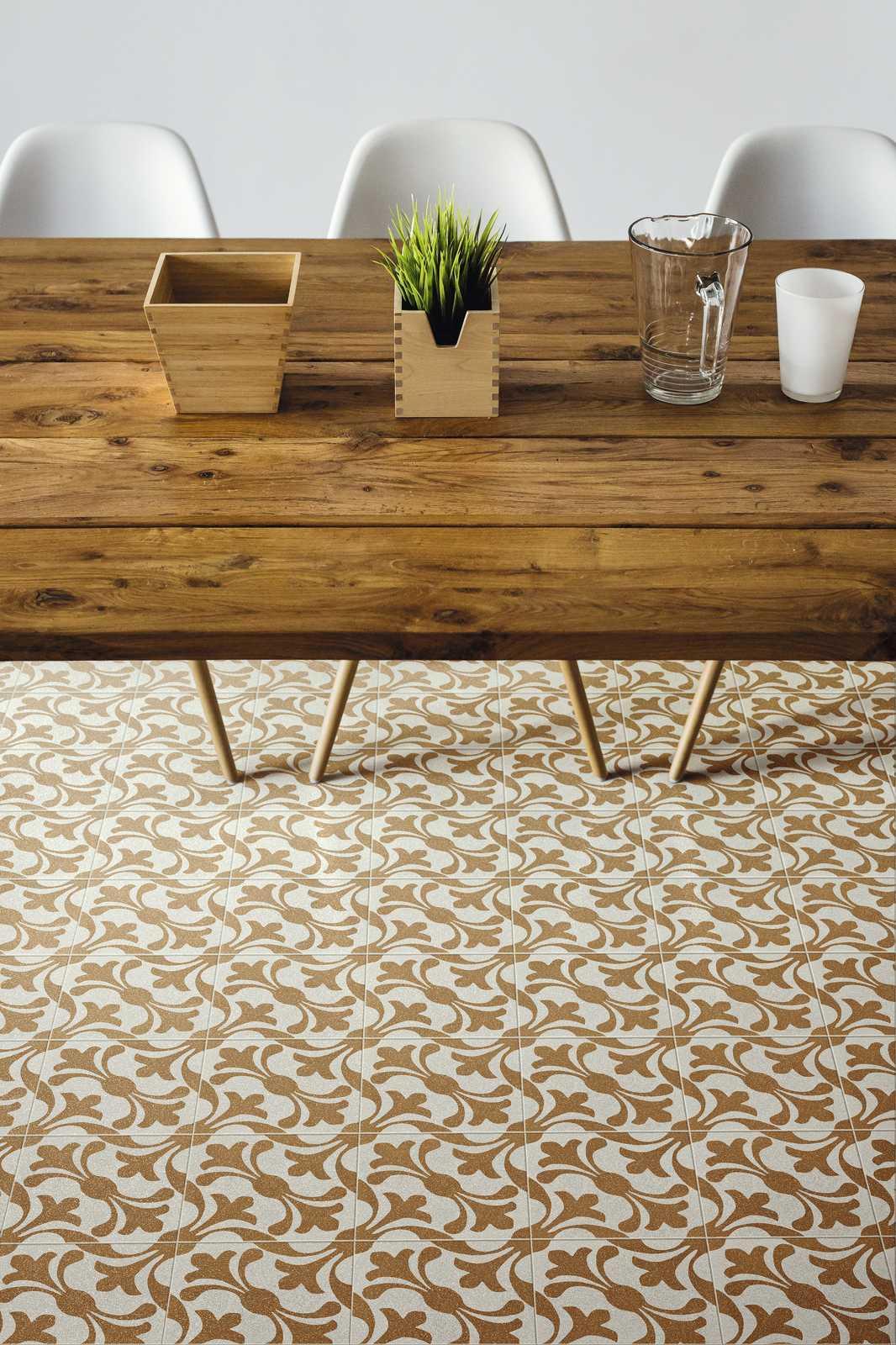 Ragno Abitare Decor Arancio, Bianco R632 20x20 Tappeto 4 pločica