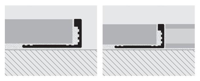 Progress Profiles Proterminal Curve 10,0mm Natural Aluminium PTANCV10 češalj lajsna (profil) savitljiva ugaona aluminijumska za pločice dužine 2,7m