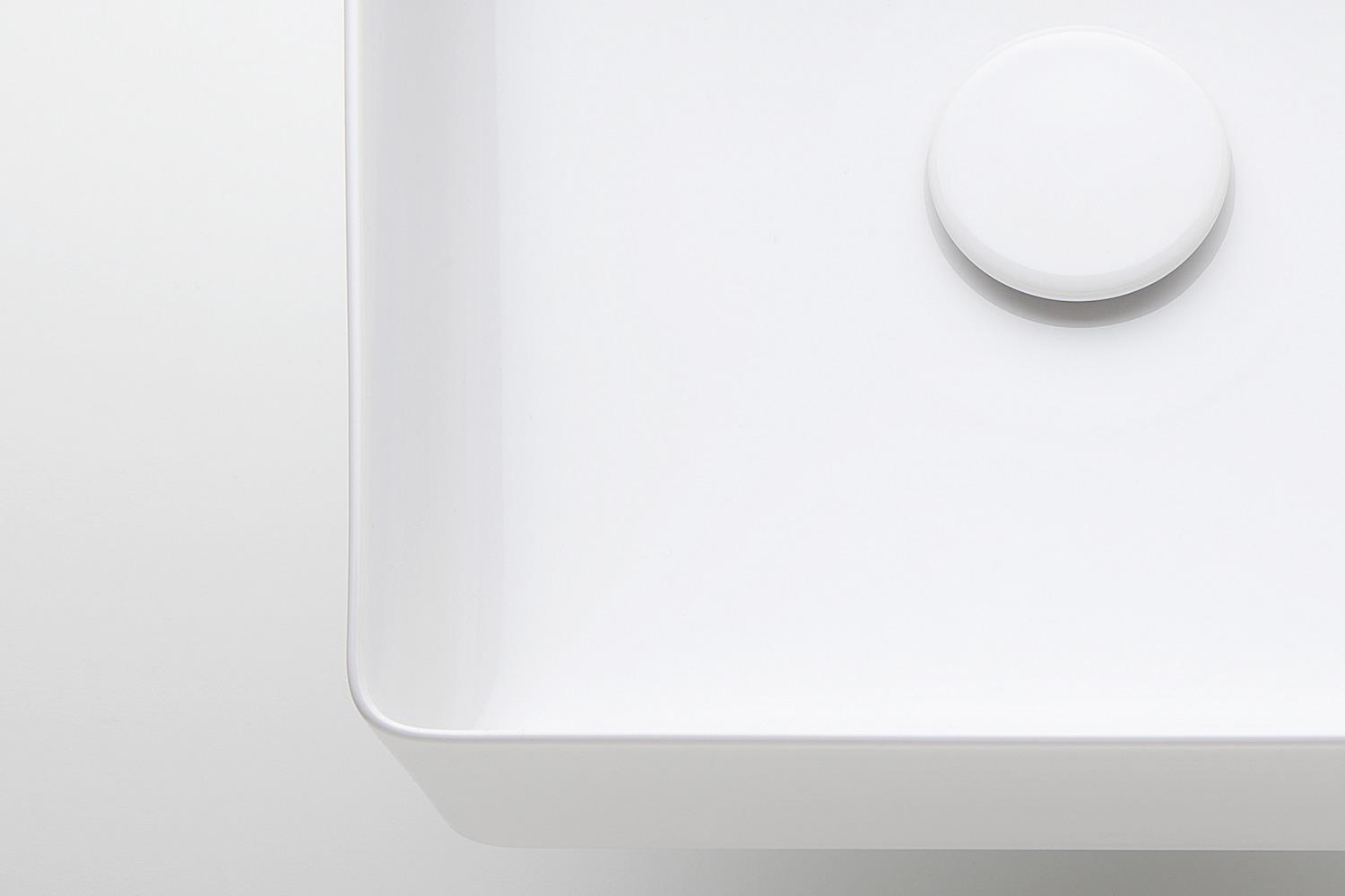 Laufen Living White umivaonik (lavabo) 36x36x13 nadgradni četvrtasti 8.1143.3.000.112.1