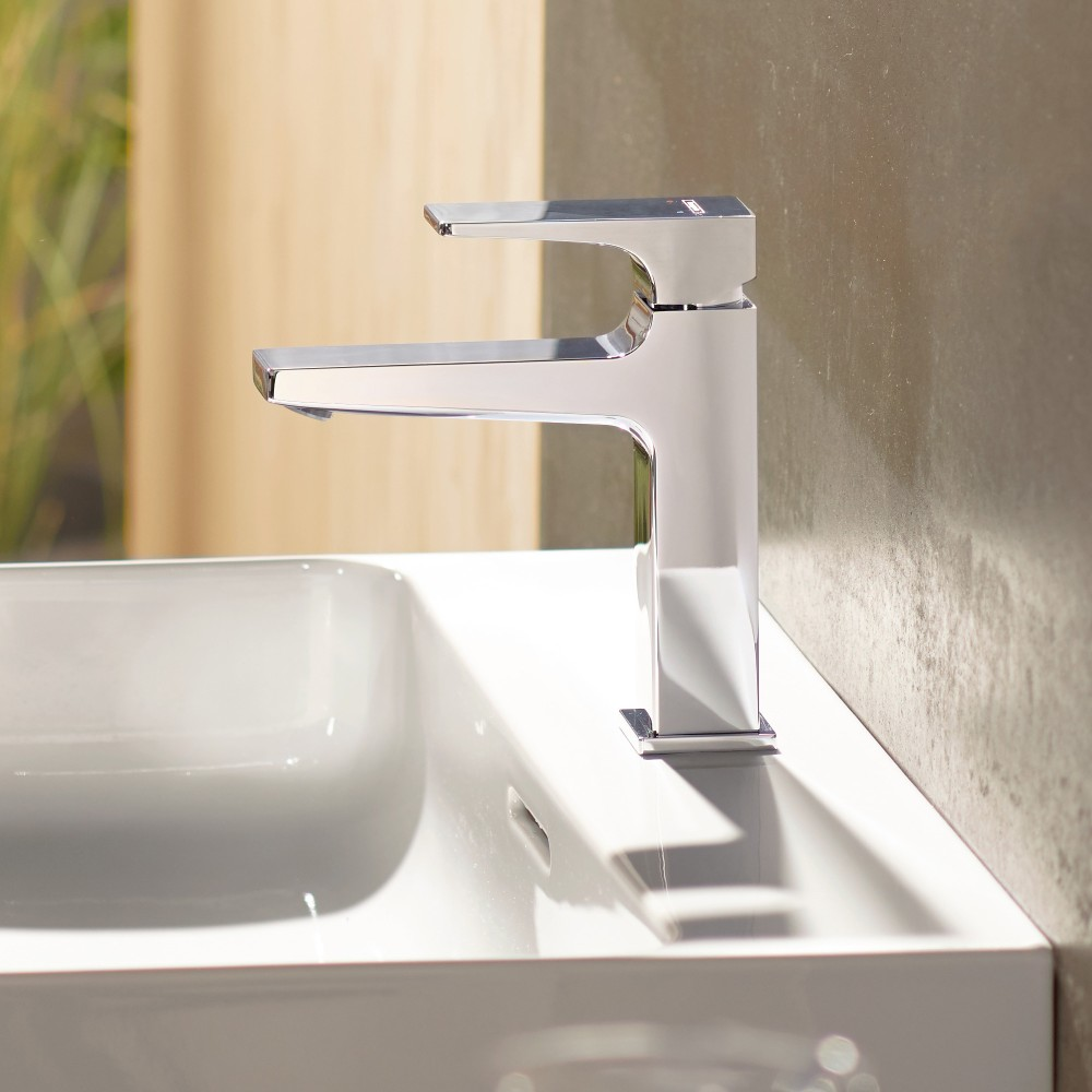 Hansgrohe Metropol 100 CoolStart Chrome baterija (slavina) za umivaonik sa odlivnim ventilom sifona push-open metalnim 32503000