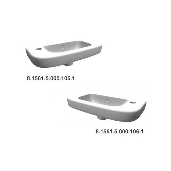 Jika Deep White umivaonik (lavabo) 50x23x0,6 konzolni sa rupom za bateriju levo i sa prelivom 8.1561.5.000.105.1