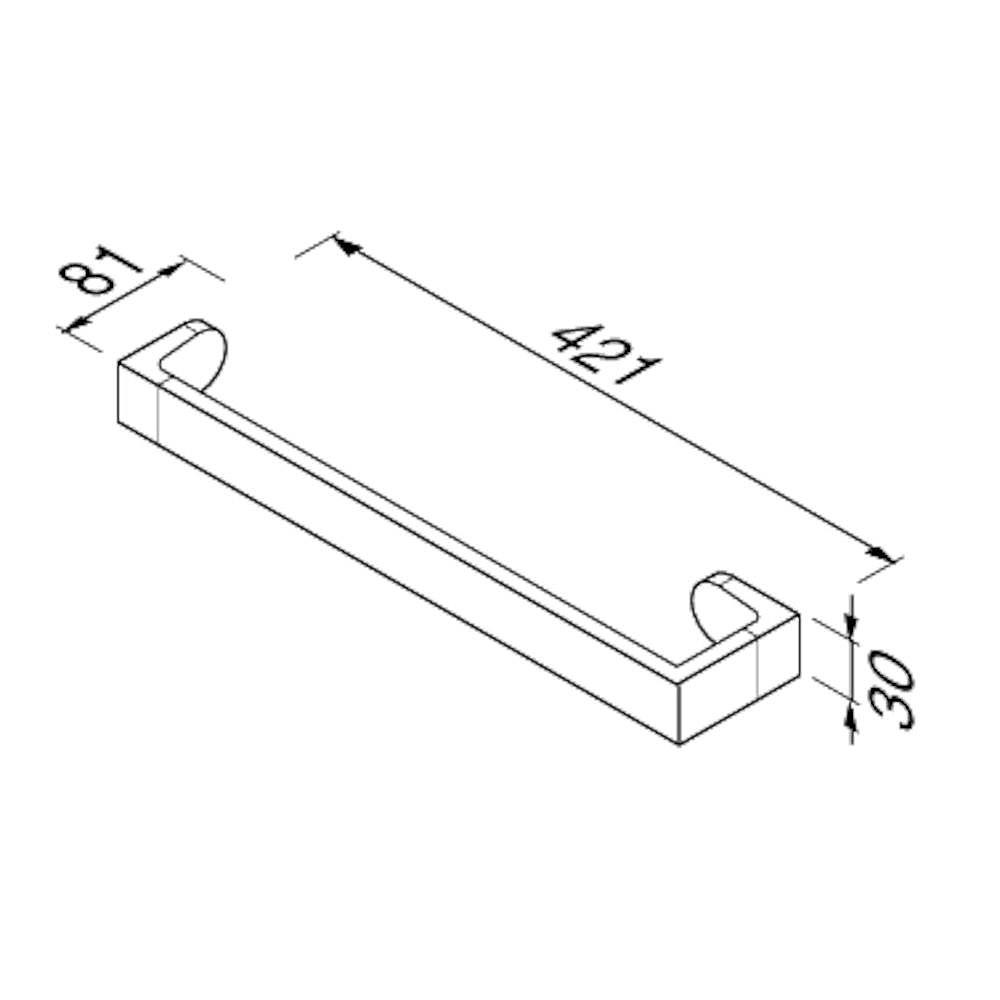 Geesa Wynk 420 Chrome držač peškira 91455702