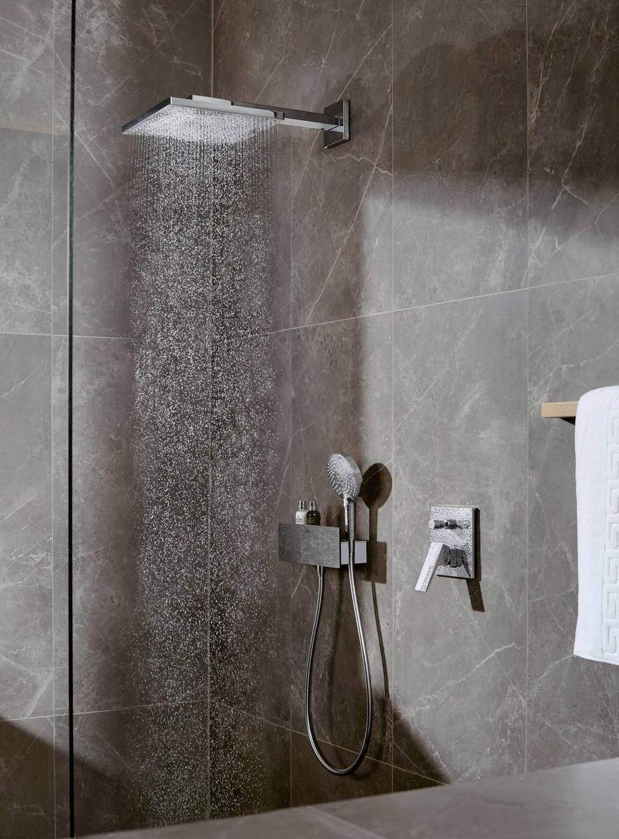 Hansgrohe Metropol Chrome mešač sa prebacivačem četvrtasti sa 2 funckije 32545000