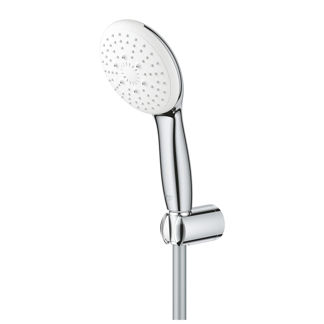 Grohe Tempesta 110 Chrome ručni tuš sa 3 vrste mlaza, držačem za tuš i Relexaflex 1750 crevom 27849003